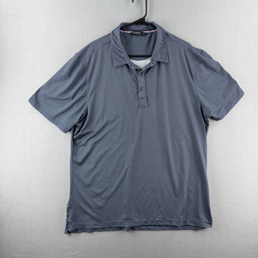 7 Diamonds Polo Shirt Mens Large Golf Stretch Red Rock Las Vegas Country Club